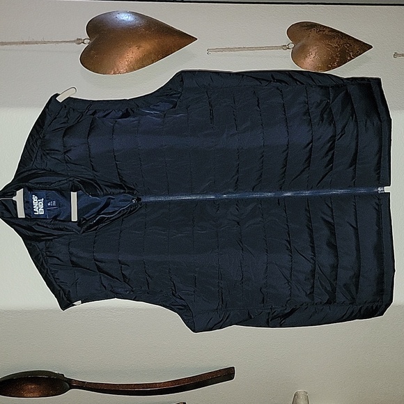 Lands' End Other - LANDS' END Men's lightweight puffer vest XL dark blue